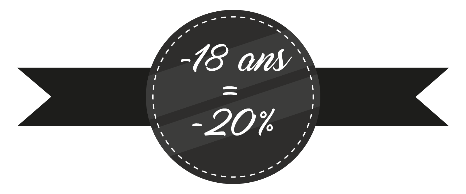 -18 ans = -20%